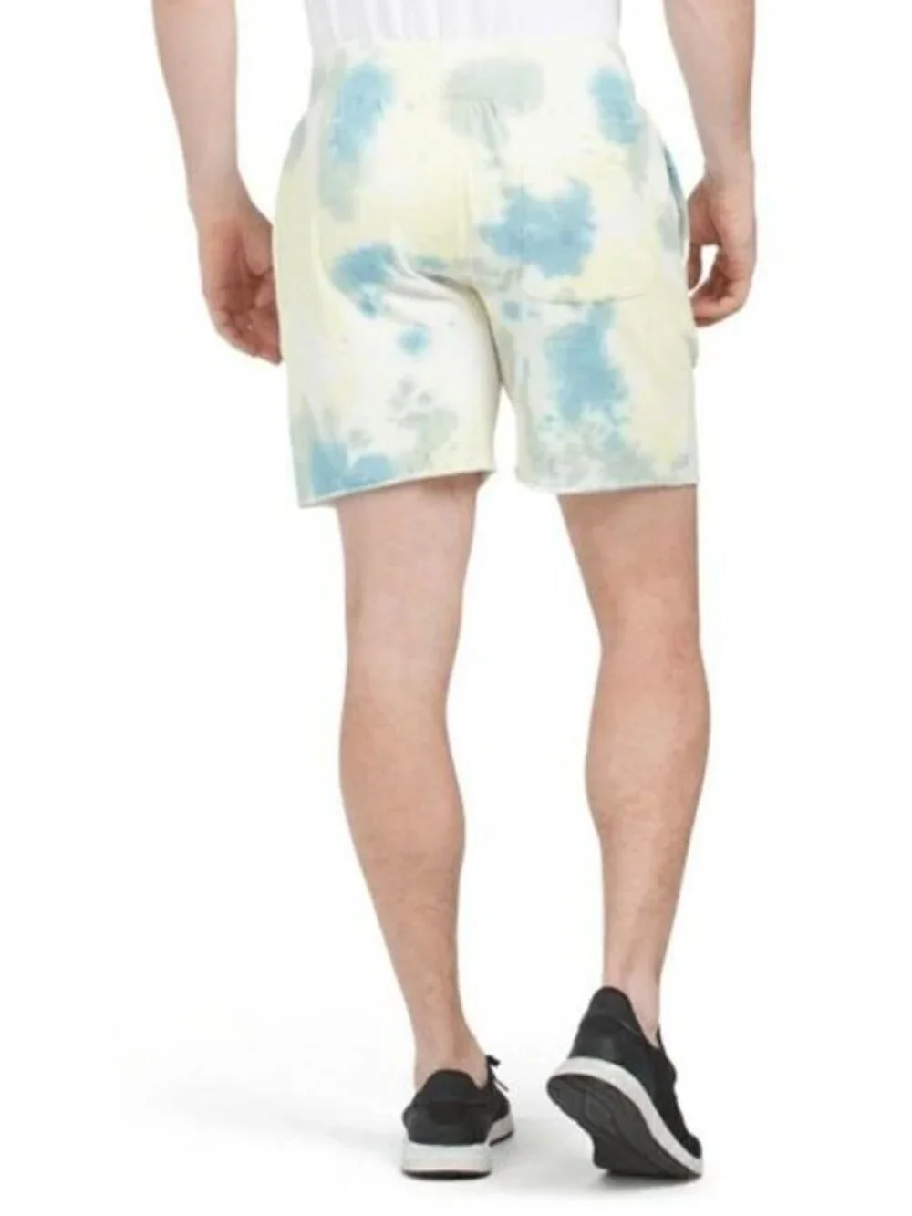 Champion Mens Purple White Tan Tie Dye Active Sweat Shorts Size Medium